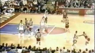 MICHAEL JORDAN 61 pts vs Detroit Pistons 19870304 [upl. by Gurias]