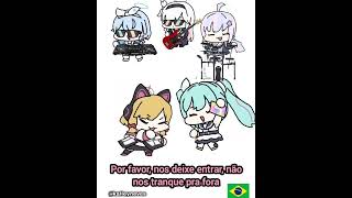 FNAF the living tombstone Momoi Miku Reisa Arona amp Plana 🇧🇷 cover [upl. by Noinatrad]