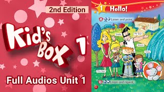 🟥 Kids Box 1 FULL AUDIO 🔊 Unit 1 · Hello ⭐ [upl. by Llemart793]