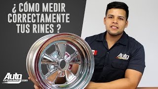 ¿Cómo medir los rines de un auto [upl. by Gnoud]