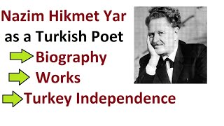 Nazim Hikmet Biography  Turkish Poet  Works  in urduhindi [upl. by Los]