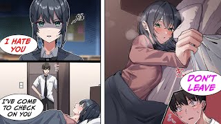 Manga Dub I delivered homework to the girls house who supposedly hates me RomCom [upl. by Chee]