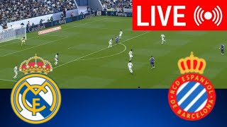 🔴LIVE  Real Madrid vs Espanyol  La Liga 202425  eFootball PES [upl. by Gnay212]