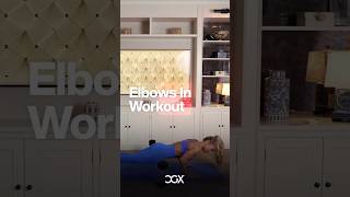 Elbows In Workout  Caroline Girvan  Workout shorts shorts shortvideo shortsfeed [upl. by Kattie]