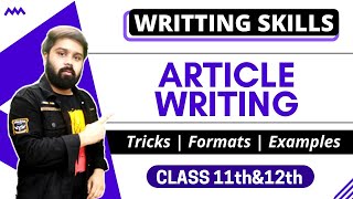 article writing class 11 and 12 in hindi [upl. by Voe]