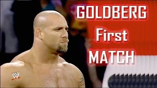 Bill Goldbergs first match on WCW Monday Nitro  Goldberg vs Hugh Morrus Nitro Debut Match [upl. by Cioffred]