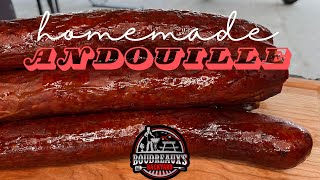 How to Make Authentic Andouille Sausage  Smoked on a Pitts amp Spitts Smoker [upl. by Slack]