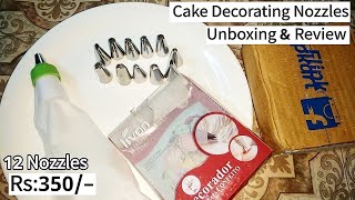 Decorador Cake Nozzles Review amp Unboxing  Unboxing of Piping Bag Decorador Nozzles set Unboxing [upl. by Gunar]