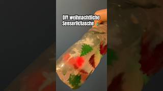 DIY weihnachtliche Sensorikflasche  Christmas Sensorybottle funforkids diy kindergarten forkids [upl. by Luhar817]