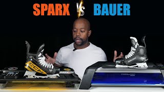 Bauer Prosharp AdvantEdge Skate Sharpener vs Sparx 3 Review  Best hockey home skate sharper [upl. by Layne]