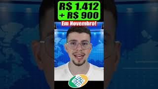 ✅APOSENTADOS recebem R1412  R900 EXTRA em novembro  Confira [upl. by Acirrehs]