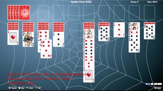 How to play Spider Solitaire includes spider solitaire rules [upl. by Ahsienyt]