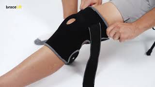 BraceUP Knee Brace with Side Stabilizers amp Patella Gel Pads [upl. by Lancaster]