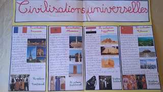 civilisations universelles projet de classe [upl. by Winifield]