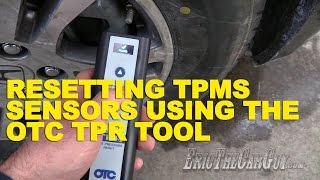 Resetting TPMS Sensors Using the OTC TPR Tool EricTheCarGuy [upl. by Risay626]