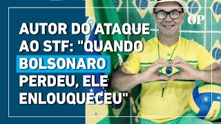 quotQuando Bolsonaro perdeu ele enlouqueceuquot diz exesposa sobre autor do atentado contra STF [upl. by Youngran]