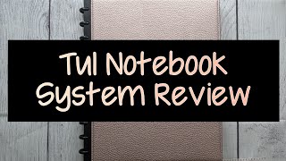 Review Thoughts amp My Plan for this Tul Notebook System [upl. by Cappella890]