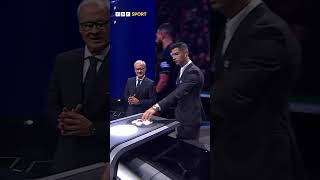 Cristiano Ronaldo really enjoyed the Champions League draw  shorts [upl. by Anahcra]