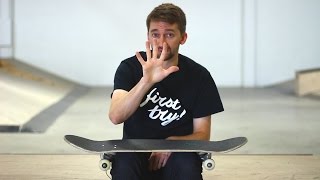 THE 5 EASIEST SKATEBOARD TRICKS FOR BEGINNERS [upl. by Docile355]