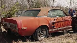 Longlost Shelby prototype Little Red found in Texas field [upl. by Rodi697]