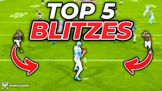 Top 5 Most Overpowered Blitzes in Madden 25 [upl. by Seif]