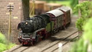 Fantastic Steam Locomotive Model Railway Layout in HO Scale [upl. by Kenton224]