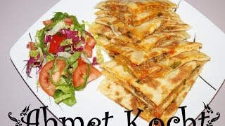 Rezept Gözleme mit Hackfleisch und Mozzarella  AhmetKocht  türkisch kochen  Folge 72 [upl. by Trembly]