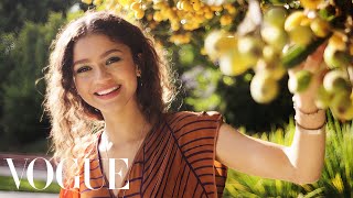 73 Questions With Zendaya  Vogue [upl. by Azilef]