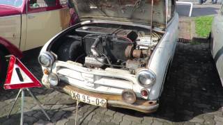 Oldtimertreffen Altentreptow 1Mai 2015  AWZ P70 mit laufendem Motor [upl. by Eeryk]