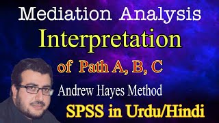 Interpretation of Mediation Analysis in SPSS of Andrew Hayes Method in UrduHindi [upl. by Fredric]