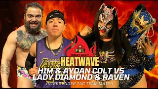 PWL Intergender Tag Match Aydan Colt amp HIM vs Lady Diamond amp Raven [upl. by Cyril872]