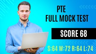 PTE full mock test practice overall score 68 [upl. by Ennaxor183]