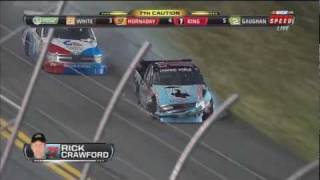 HD 2012 CWTS Daytona  NextEra Energy Resources 250  Brad Keselowski Crash [upl. by Garvy]