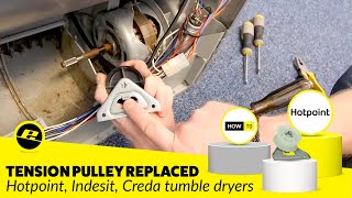 BEST Way to Replace Belt Tension Pulley on Your Tumble Dryer FAST [upl. by Nollat]