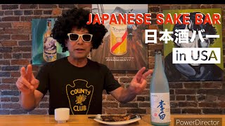 Japanese sake and otsumami at sake bar in US [upl. by Anivram]