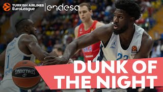 Endesa Dunk of the Night Alex Poythress Zenit St Petersburg [upl. by Esirahs]