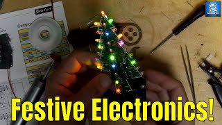 DIY Electronic LED Christmas Tree Kit  Gikfun 3D Xmas Tree [upl. by Luhe876]