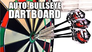 Automatic Bullseye MOVING Dartboard [upl. by Etnelav]