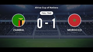 Zambie Vs Maroc  Full Match CAN 2023 Journée 3 [upl. by Recneps]