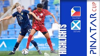 PINATAR CUP Scotland vs Philippines Highlights [upl. by Anivlac]