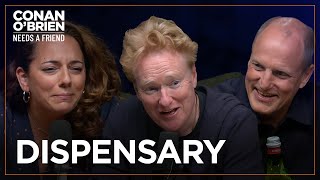 Woody Harrelson Invites Conan amp Sona To His Dispensary  Conan OBrien Needs A Friend [upl. by Jolie805]