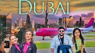 Dubai ke liye Sabse Cheap Flight Wizz Air Review  New Airline Journey Experience  UAE visa update [upl. by Bowen430]