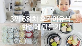 베이비무브 이유식마스터기로 후기이유식 6일치 한번에 만들기 [upl. by Waxman]