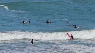 Surfing and big waves at La Grande Plage Biarritz 2892023 [upl. by Rickard595]