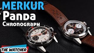 Merkur Pilot Panda Chronographs Full review  The Watcher [upl. by Eellek]