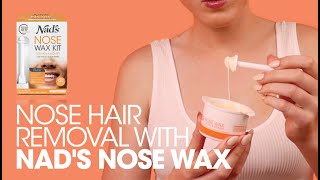 NADS NOSE WAX  Nose Hair Removal [upl. by Ahseinek]