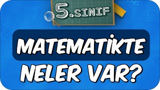 5 Sınıf Matematikte Neler Var Matematik Dersine Nasıl Çalışır ❓ [upl. by Yrelbmik819]