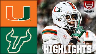 Miami Hurricanes vs South Florida Bulls  Full Game Highlights  ESPN College Football [upl. by Nylarat]