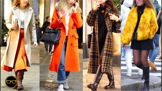 MILAN FALLWINTER STREET STYLE 2024  Part 4  BEST DAY TO NIGHT OUTFITS ITALY READY FOR CHRISTMAS [upl. by Nedah]