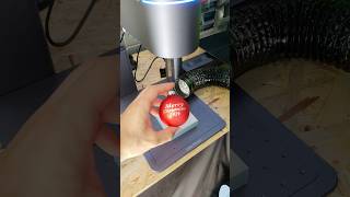 Laser engraving on Glass Christmas Ball ​⁠LaserPecker [upl. by Enomas]